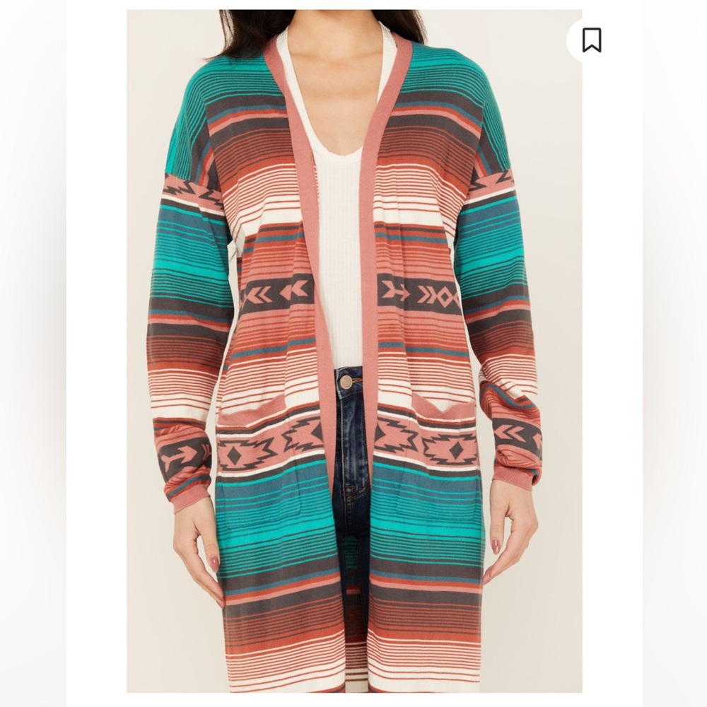 NWT Wrangler Western Duster Cardigan - Picture 3 of 10